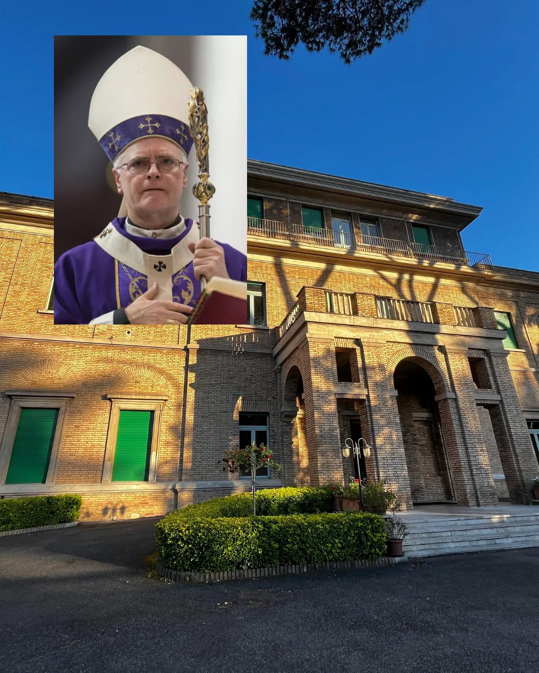 Imagens do Pontifício Colégio Pio Brasileiro (Camila Oliveira) e Odilo Scherer (AFP).
