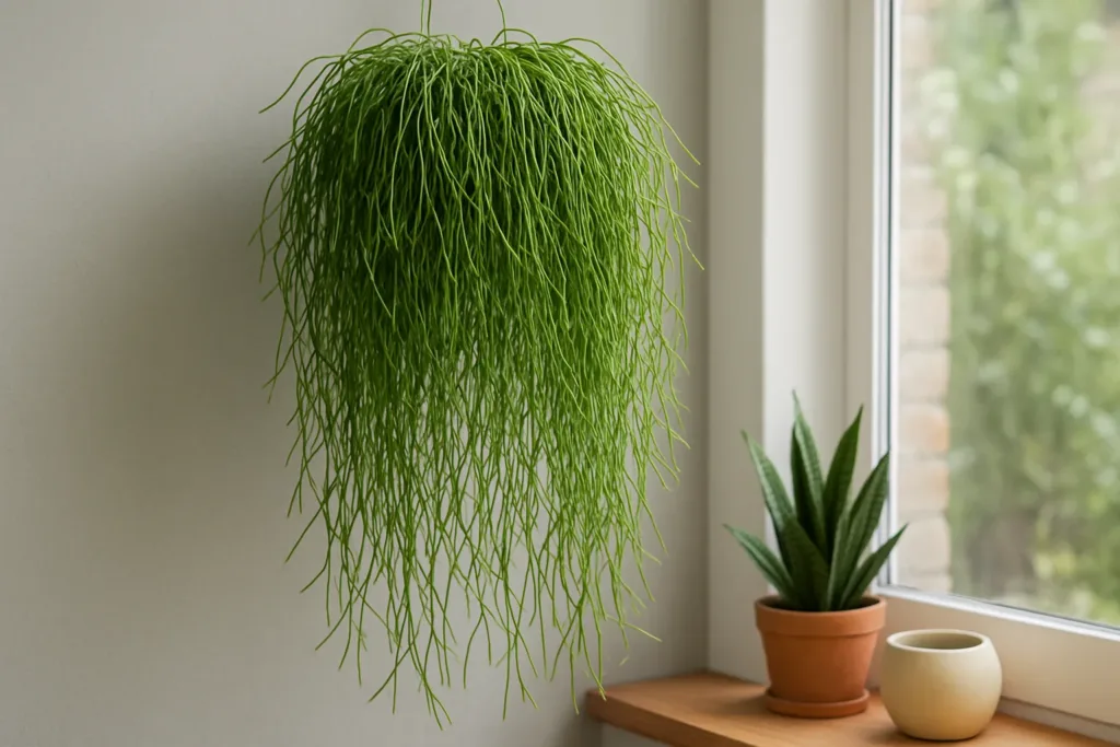 6 dicas para Ripsális cresce como uma cascata verde e quase não exige luz
