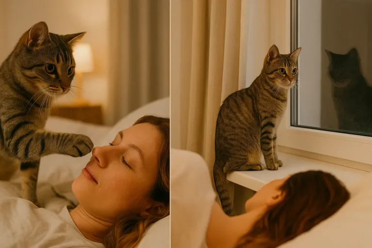 Por que alguns gatos gostam de acordar os donos de madrugada