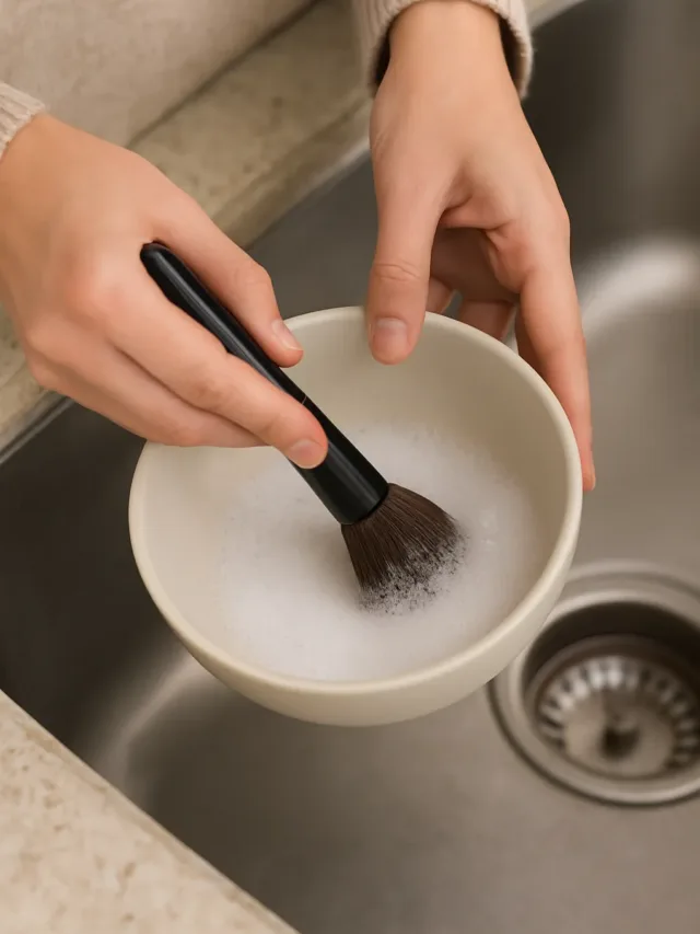 3 truques para limpar pincéis de maquiagem para durarem mais