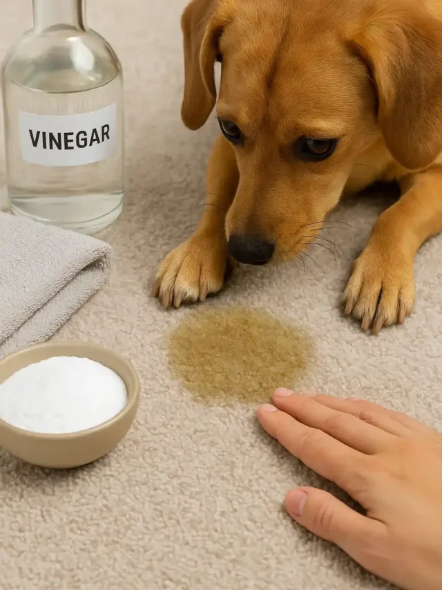 3 formas de tirar cheiro de xixi de cachorro do tapete