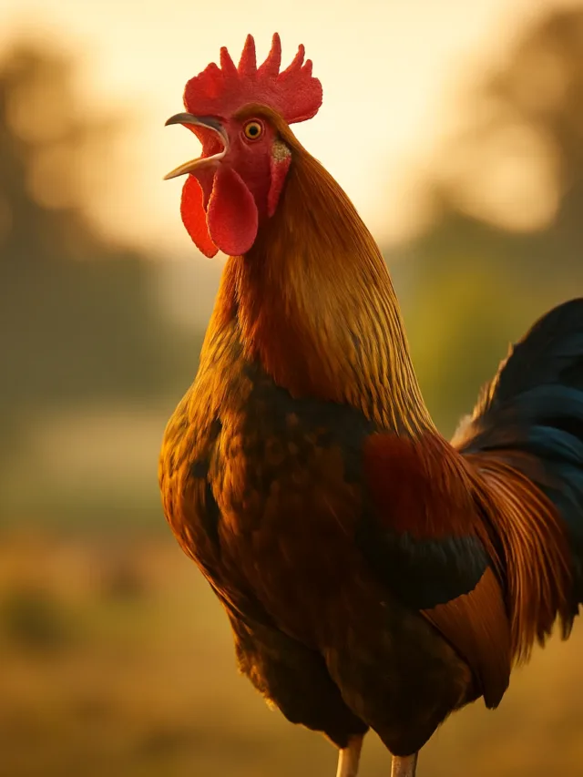 4 curiosidades sobre o canto do galo que você nunca imaginou