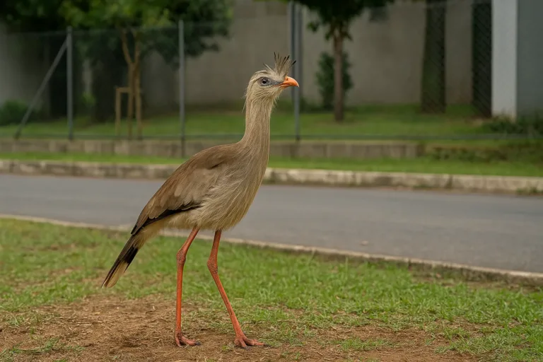 Esse pássaro cavador está invadindo áreas urbanas conheça a seriema