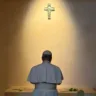 Papa americano-peruano visitou o túmulo do pontífice argentino, falecido em 21 de abril, na basílica Santa Maria Maior. (Foto: Vaticano)