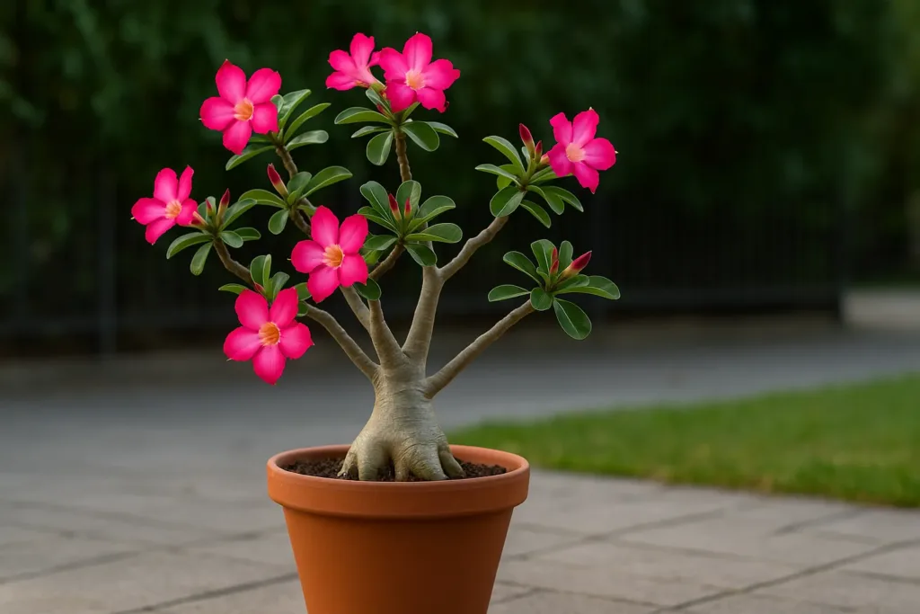 Onde posicionar sua rosa-do-deserto para que floresça regularmente Onde posicionar sua rosa-do-deserto para que floresça regularmente