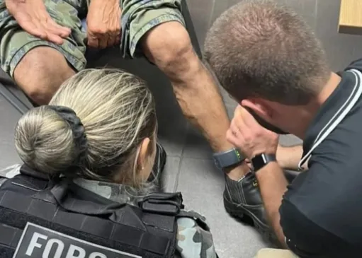 Tornozeleira alerta invasão e polícia prende agressor de mulher em Vacaria