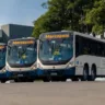 Transporte coletivo conta com seis novos ônibus, beneficiando seis bairros da cidade. Foto: Divulgação Marcopolo.
