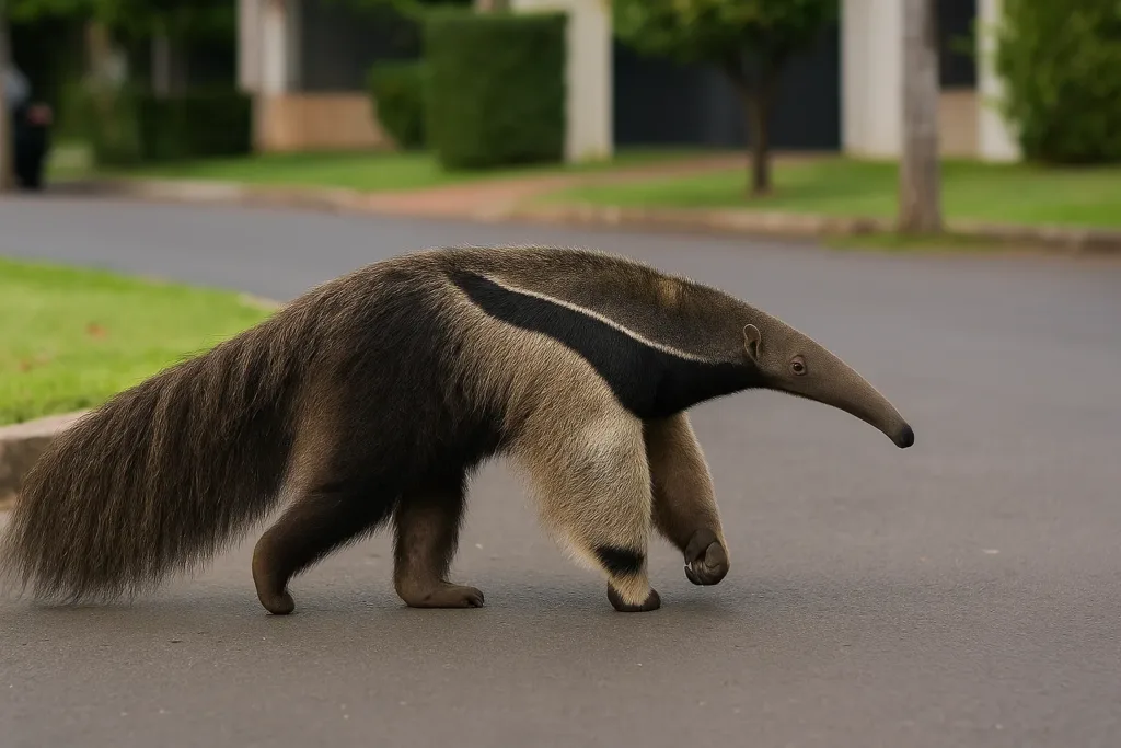 Você sabe por que os tamanduás estão invadindo zonas urbanas