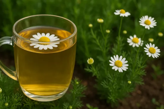 Como usar chá de camomila nas plantas para evitar fungos