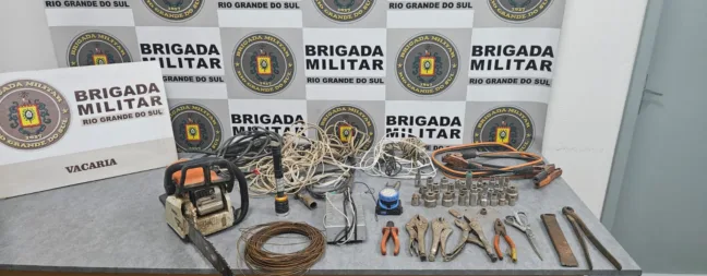 BM prende homem por furto qualificado em Vacaria, Foto: Comunicação Social do 10º BPM/Divulgação.