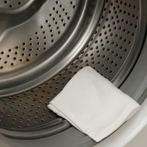Evite manchas de ferrugem na roupa com um truque simples na máquina