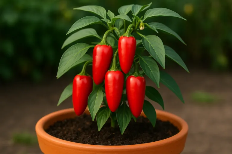 Pimenta jalapeño em vasos como plantar, regar e o que nunca fazer