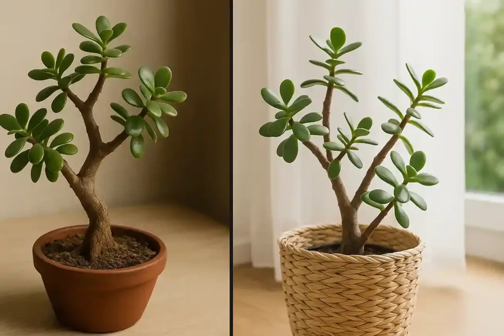 6 macetes para a crássula ovata, a árvore-da-fortuna