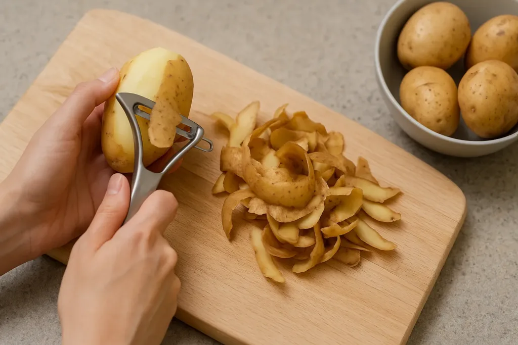 3 truques com casca de batata que vão mudar sua rotina na cozinha 3 truques com casca de batata que vão mudar sua rotina na cozinha