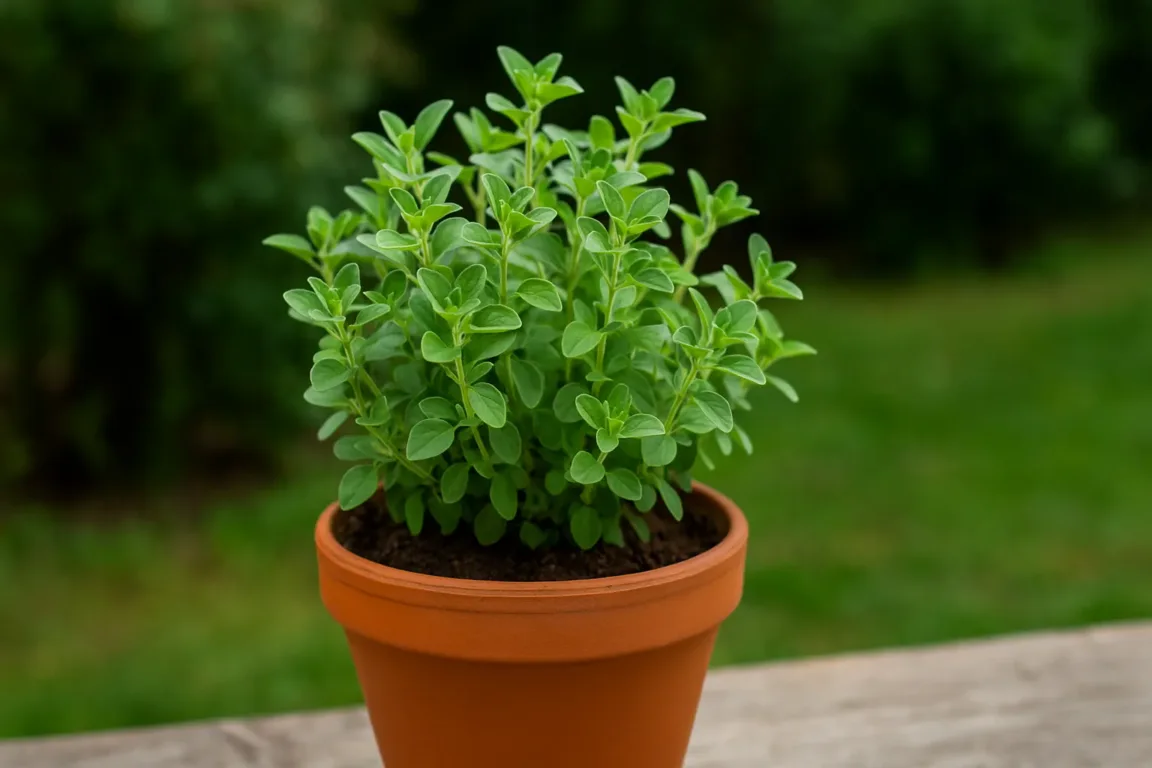 Manjerona em vaso como cultivar e manter o aroma por mais tempo