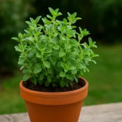 Manjerona em vaso como cultivar e manter o aroma por mais tempo