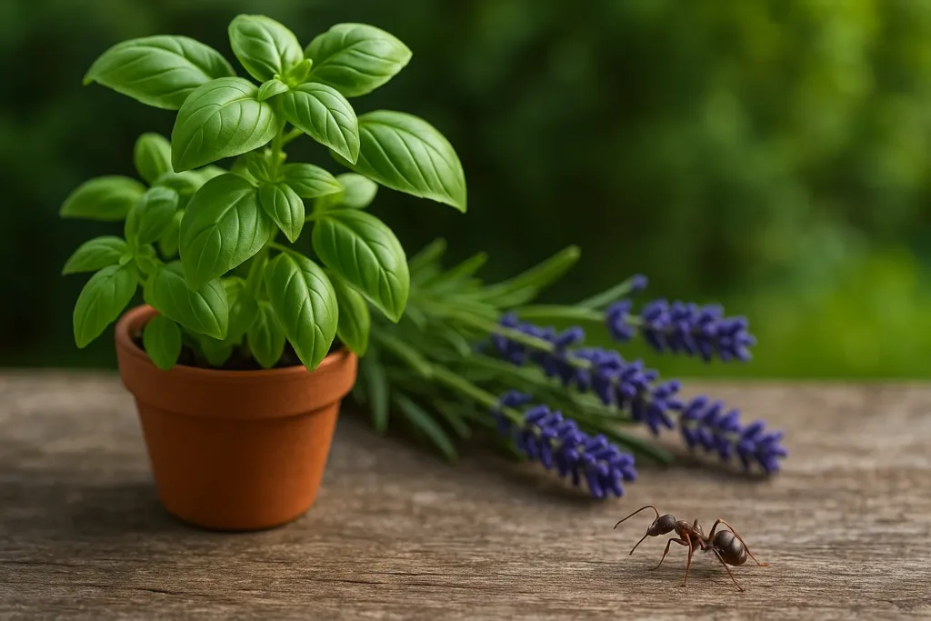 Como usar manjericão e outras plantas para espantar formigas sem veneno