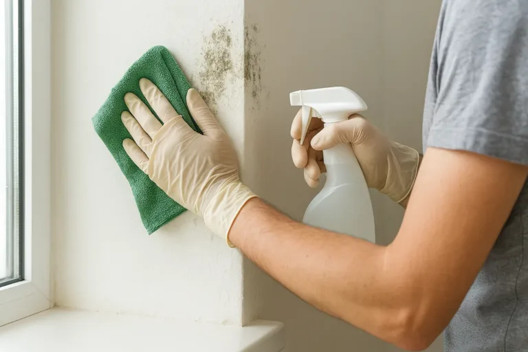 Como remover bolor da parede sem cheiro forte