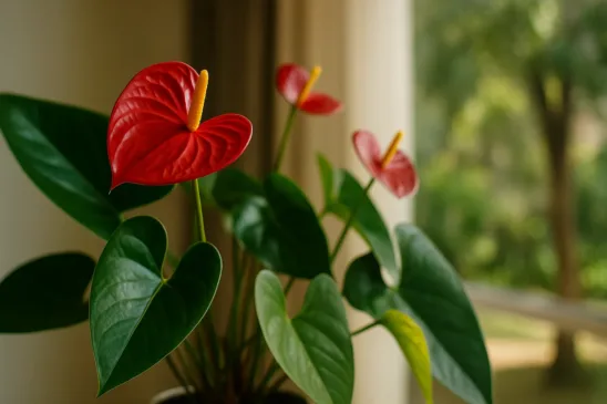 Como deixar seu antúrio com mais flores usando apenas luz e poda