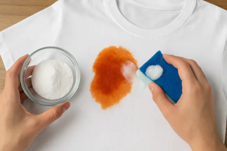 A maneira mais fácil de tirar mancha de molho vermelho da roupa branca