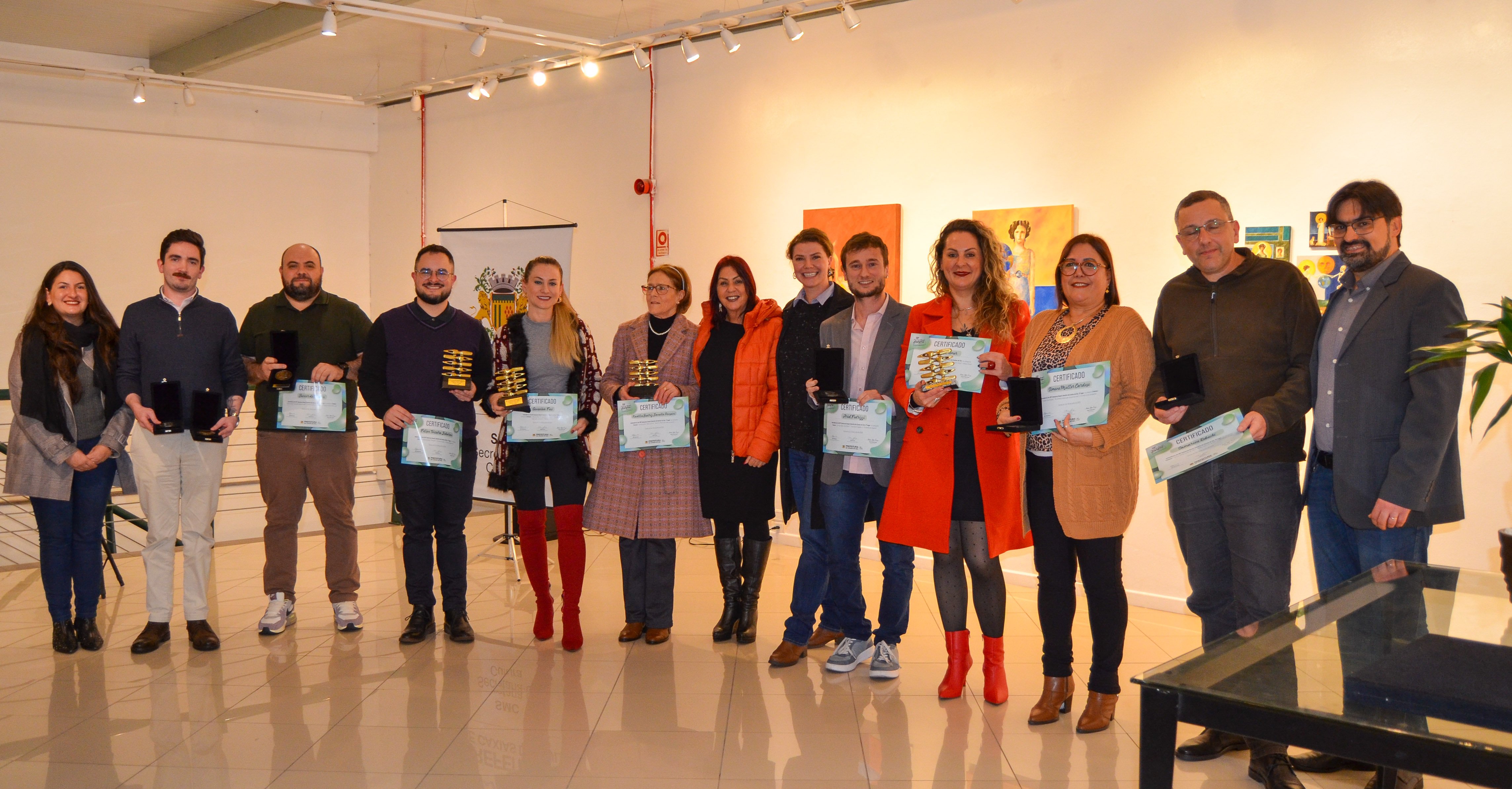Novos e consagrados autores são premiados no 59º Concurso Anual Literário de Caxias do Sul. Foto: Juliane Ribas/Divulgação.
