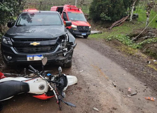 Motociclistas ficam feridos em dois acidentes registrados em Bento Gonçalves