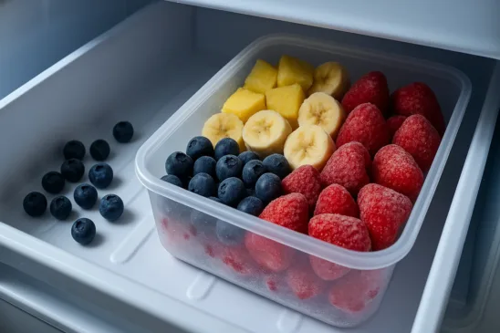 Você congela frutas assim Pode estar alterando o sabor sem perceber