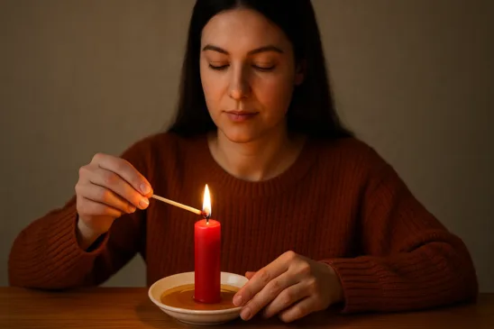 Simpatia com mel e vela vermelha para atrair uma paixão sincera