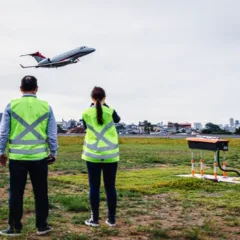 Aeroporto Hugo Cantergiani tem PAPI homologado e liberado para uso. Foto: Rodrigo Rossi/Divulgação.