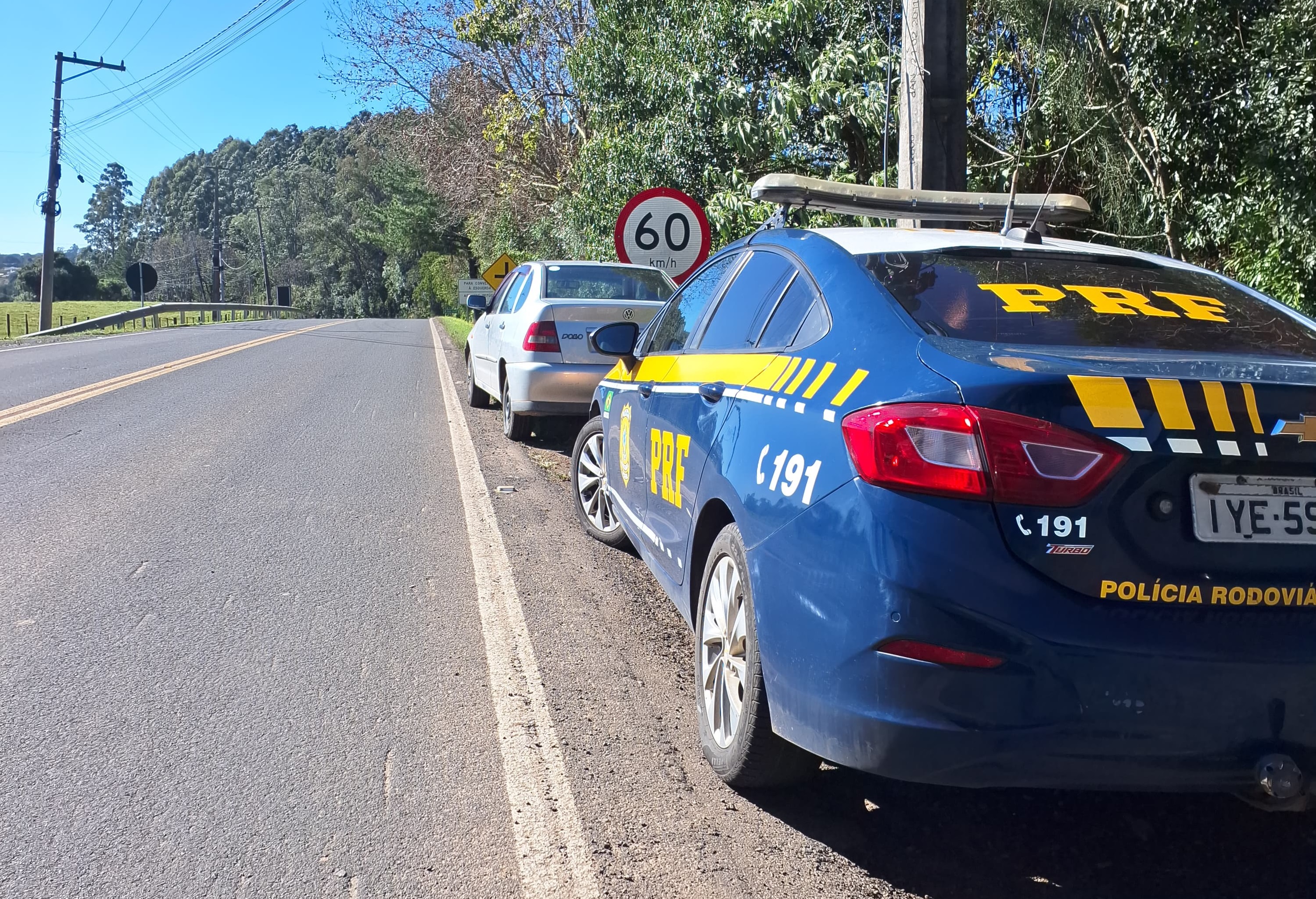 Motorista é preso por embriaguez ao volante na BR-470 em Barão