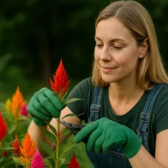 Essa dica simples mantém a cor vibrante da celósia-plumosa por muito mais tempo