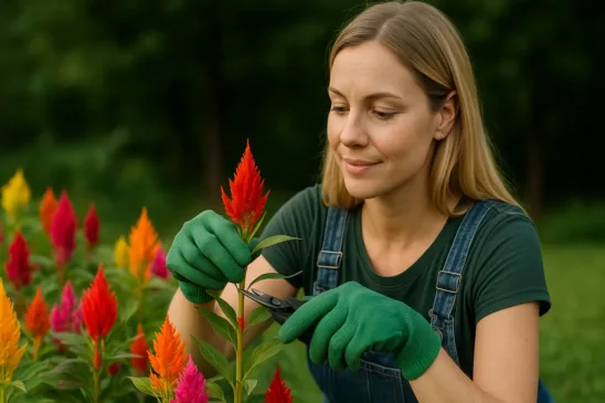 Essa dica simples mantém a cor vibrante da celósia-plumosa por muito mais tempo
