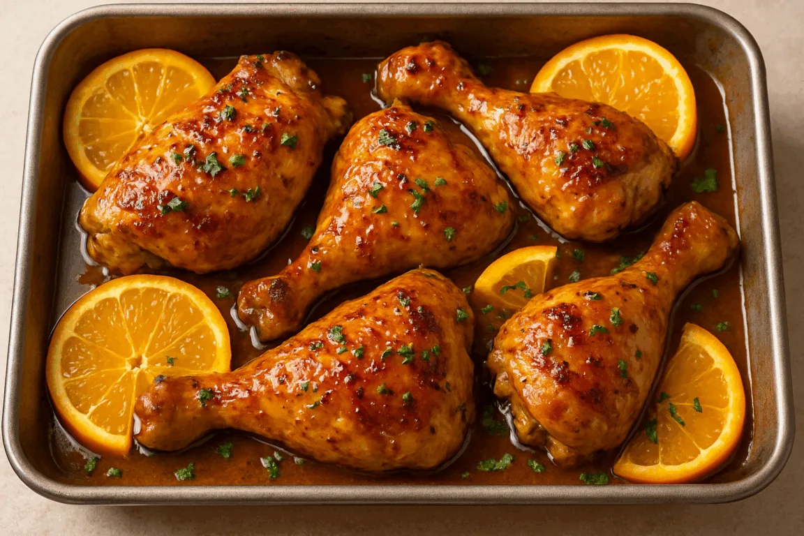 Frango ao molho de laranja