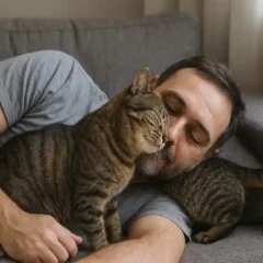 Por que gatos se esfregam em tudo antes de dormir e o que isso significa