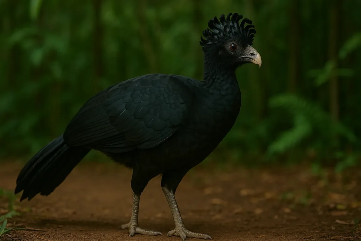 Mutum ave rara que está sumindo das matas brasileiras