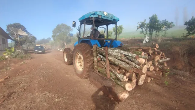 O fato ocorreu na Comunidade São Caetano, localizada no interior do município de Serafina Corrêa, no Rio Grande do Sul. Foto: Comunicação Social do 3º RPMon/Divulgação.