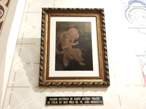 Quadro Histórico trazido em 1878 - Foto: Felipe Padilha