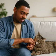 Por que o gato morde do nada mesmo quando parece calmo