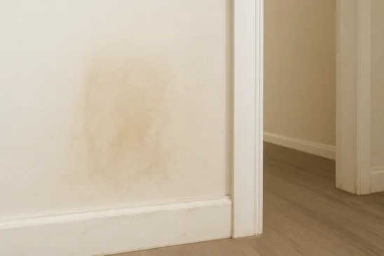 Água sanitária com sabão de coco forma mistura que pode manchar paredes