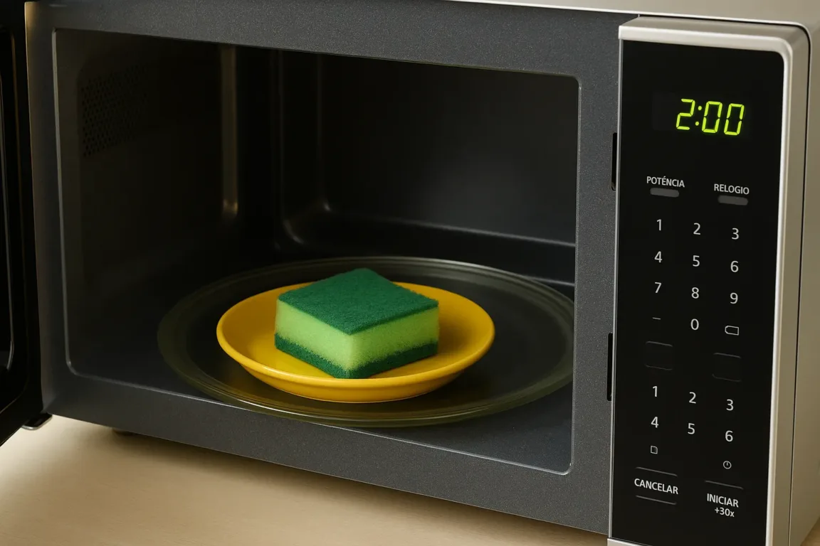 Micro-ondas com gordura nas laterais pode contaminar outros alimentos