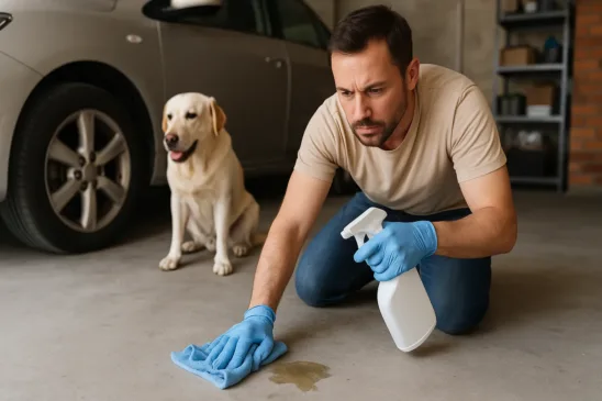 Como tirar cheiro de xixi de cachorro da garagem em 5 minutos
