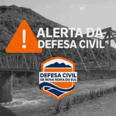 Foto: Defesa Civil de Nova Roma do Sul / Reprodução