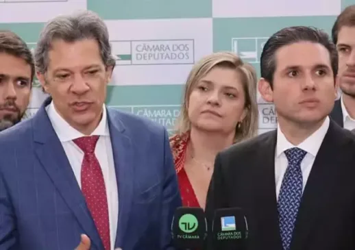 Haddad (E) se reuniu com Hugo Motta (D) e Davi Alcolumbre

Foto: Marina Ramos/Câmara dos Deputados