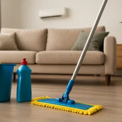Você passa pano na casa sem aspirar antes Isso só espalha a sujeira