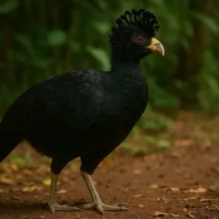Mutum ave rara que está sumindo das matas brasileiras