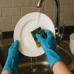 Desinfetar louça com água fria não mata bactérias — veja o que fazer