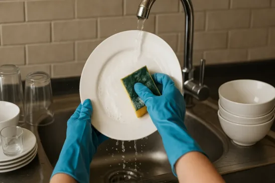 Desinfetar louça com água fria não mata bactérias — veja o que fazer