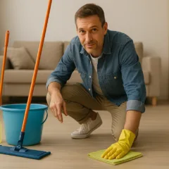 Você mistura álcool e detergente no piso Pode estar deixando resíduo perigoso