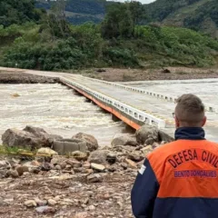 Ponte sobre o Rio das Antas é liberada para veículos leves entre Cotiporã e Bento Gonçalves
