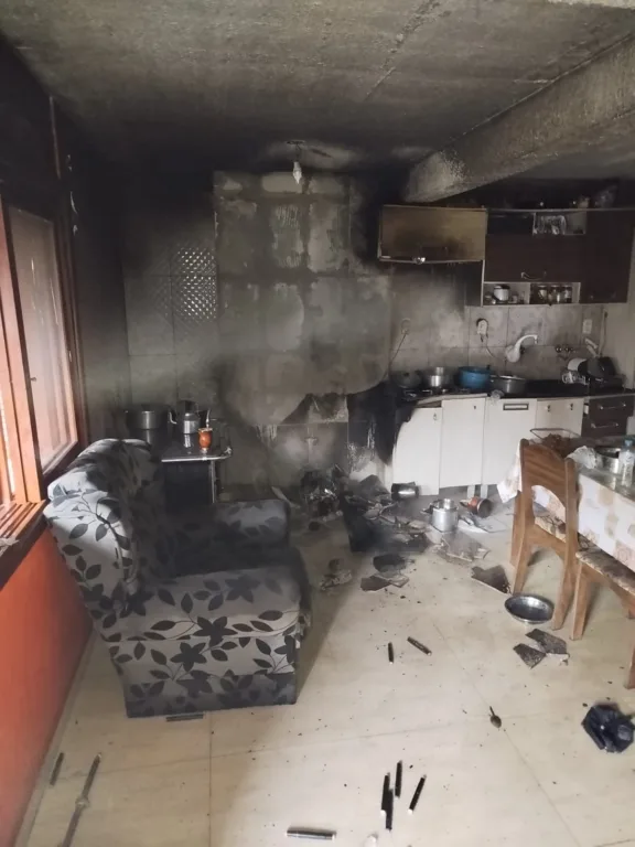 Princípio de incêndio atinge casa no bairro Municipal em Bento Gonçalves